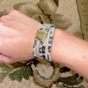 Cheetah print bracelet